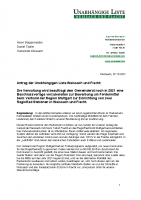 Antrag auf Bewerbung um Fördermittel beim Verband der Region Stuttgart zur Einrichtung von zwei RegioRad-Stationen in Weissach und Flacht, 07.10.2021